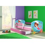 Otroška postelja 4kids Yummy Morska deklica